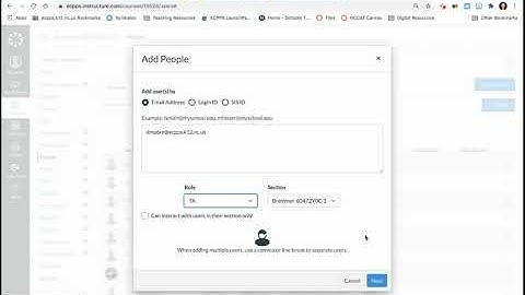 Adding Teachers to a Canvas Course
