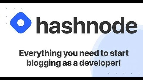 How to setup a Hashnode Blog