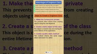What is Singleton Class in Java? | Tpoint Tech #java #tpointtech