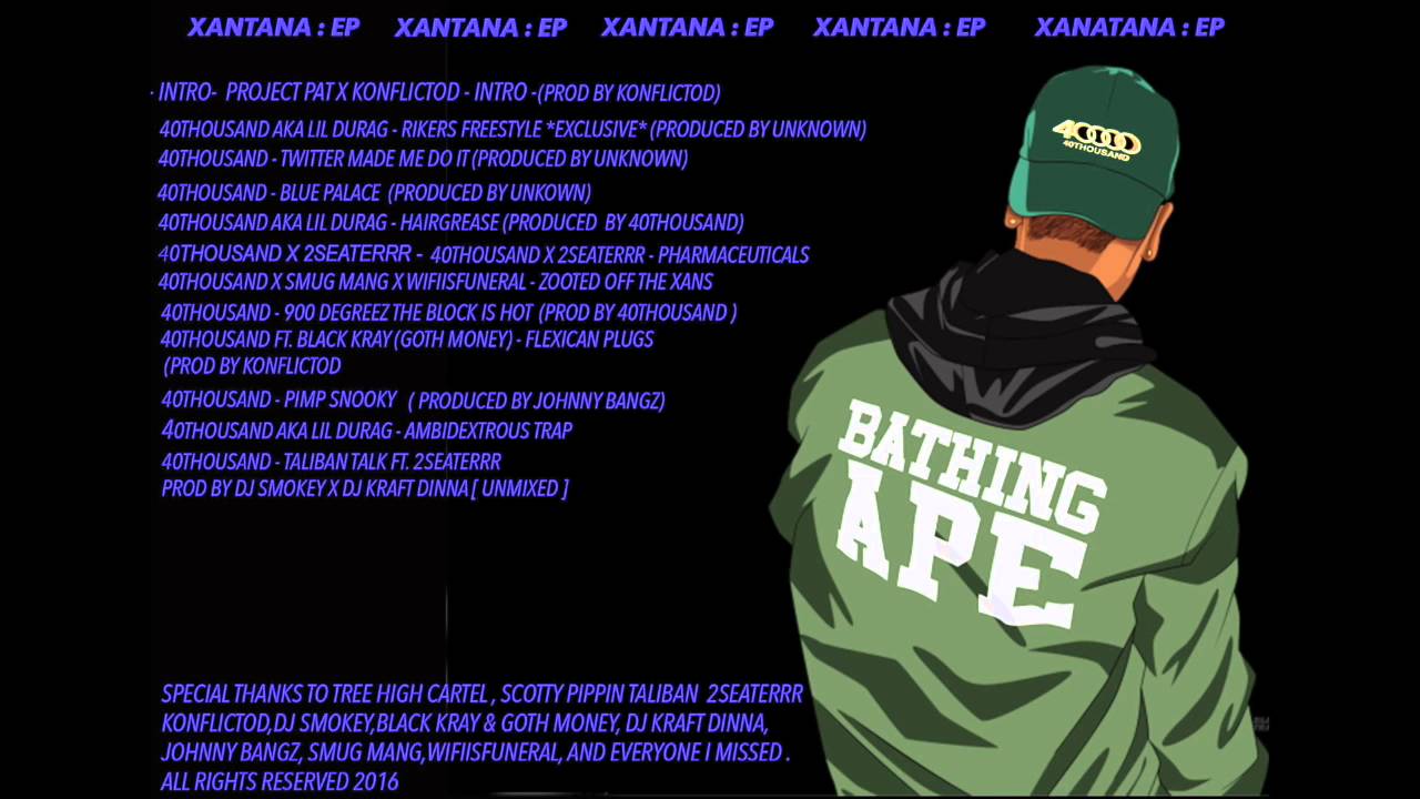 [ 40THOUSAND - XANTANA : EP ] 40THOUSAND - TWITTER MADE ME DO IT