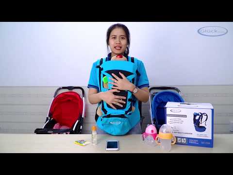 Video GLUCK BABY | HDSD Địu bé 8 in 1 Gluck Baby GP-709 - youtube