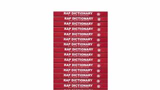 1 hr of the Rap Dictionary book stacking up & down