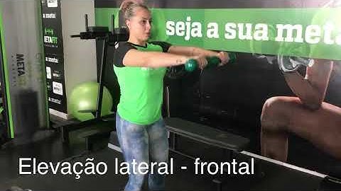 Elevação lateral - frontal