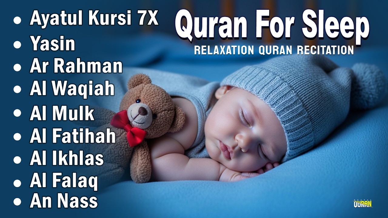 Quran For Sleep Peaceful Recitation To Calm Your Heart ।Alfatiha, AyatulKursi, AlMoeathat