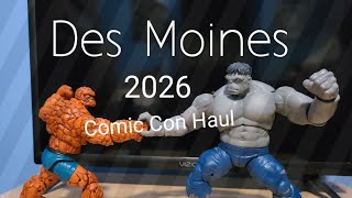 Des Moines Comic Con 2026 Haul!