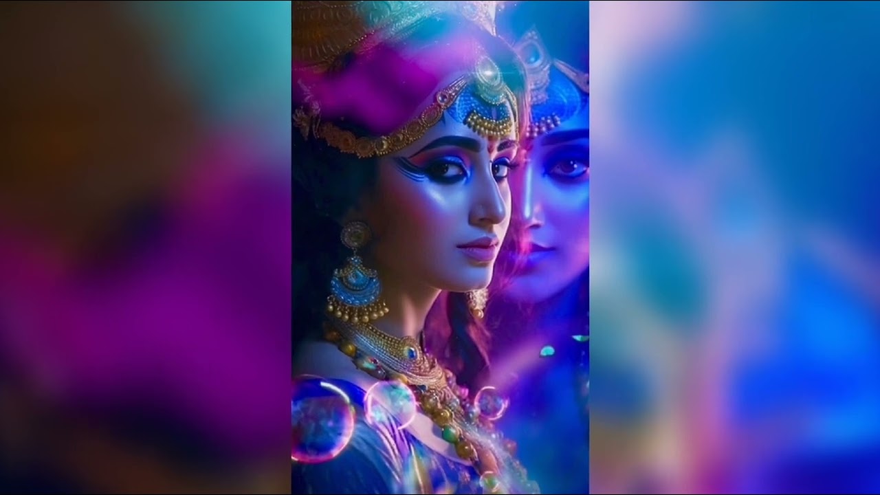 Radhe Krishna 3D Wallpaper Image// HD wallpaper// Beautiful Radhe Krishna Image 