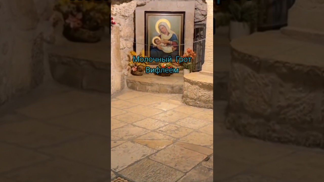 Holy Land 25.01.26 Икона Млекопитательница в Молочном Гроте в Вифлееме