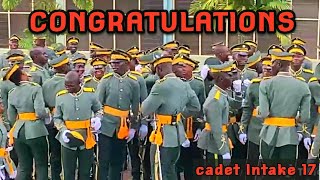 Congratulations 2023 Cadet Intake 17 officers of the Ghana Immigration Service