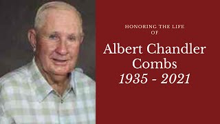 Albert Chandler Combs Funeral Service