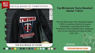 Top Minnesota Twins Baseball Starter T-Shirt
