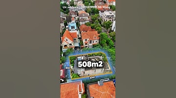 Bán gấp lô Biệt Thự 2mt Fideco Thảo Điền, 19x27m. 508m2 #bietthu #village #bds #nhadat #bannha