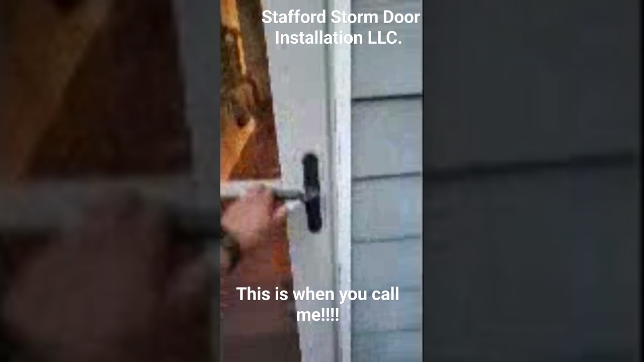 Need a new storm door or security door installed??