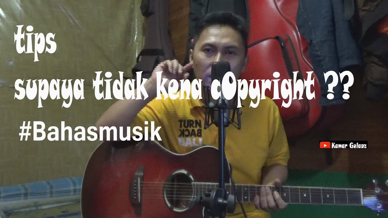 CARA AGAR TIDAK KENA COPYRIGHT - VLOG 1#BahasMusik 