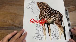Drawing activity | dots joining activity | drawing for kids | giraffe puzzle
