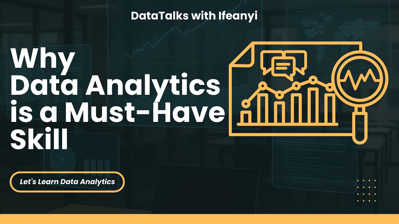 The Need to Learn Data Analytics - YouTube