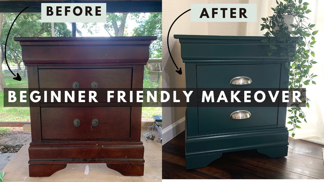 Furniture Painting for Beginners Easy Furniture Painting YouTube