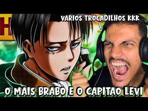 O MAIS BRABO DA EXPLORAÇÃO! DÃO REAGE: Tipo Levi 😠🔪 (Attack on Titan) | Prod. Sid | MHRAP