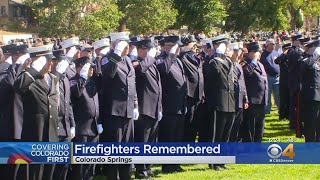 Fallen Firefighters Honored At Memorial In Colorado Springs