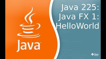 Урок Java 225: FX 1: HelloWorld