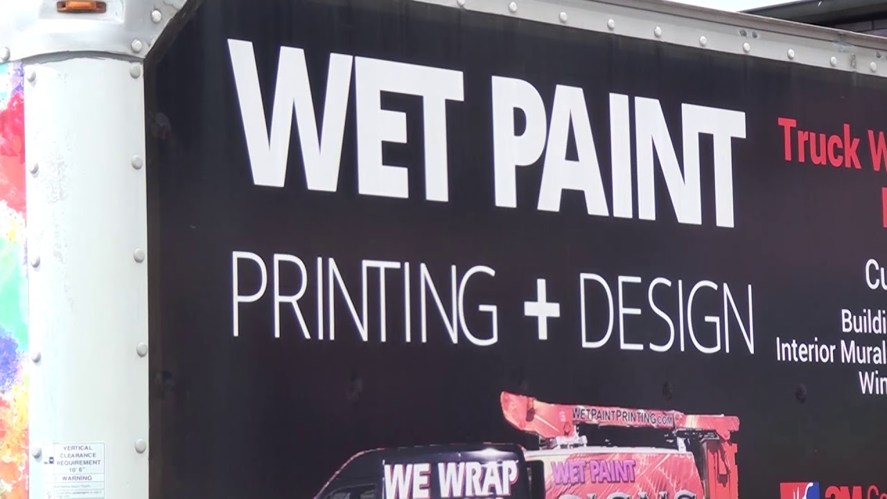 Wet Paint Printing Design Youtube