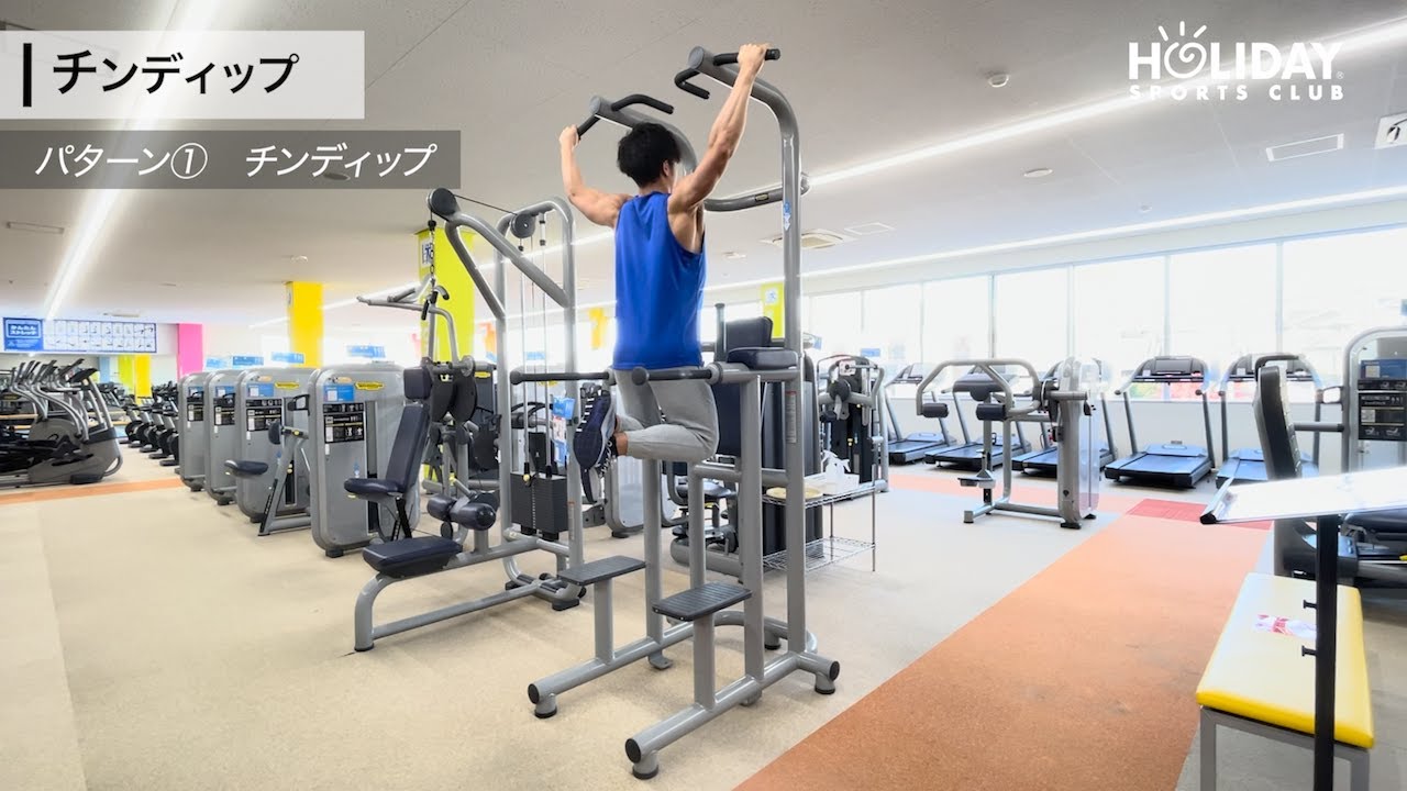 Back/Stomach/Arms Chin Dip: Basic - YouTube