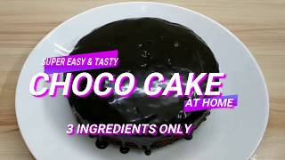 Chocolate cake with only 3 ingredients at home | craving boosters:
quarantine recipes