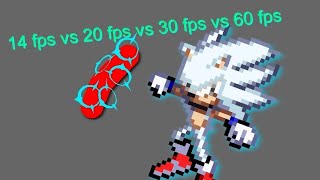 14 fps vs 20 fps vs 30 fps vs 60 fps