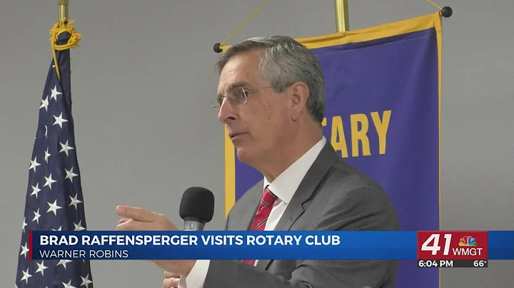 Brad Raffensperger addresses 2020 election claims with Warner Robins Rotary Club