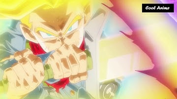 Trunks vs Zamasu and Goku Black Full Fight Part 2 HD 60FPS