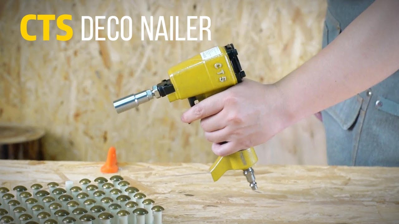 CTS 1170 PNEUMATIC DECORATIVE THUMBTACK GUN YouTube
