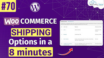 How to Setup Shipping Option in WooCommerce - Shipping Option in 8 Minutes