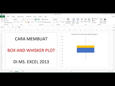 Tutorial membuat Box and Whisker Plot di Ms. Excel 2013