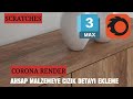 Wood Scratch Detail in Corona Render #3dsmax #coronarender #coronamaterial