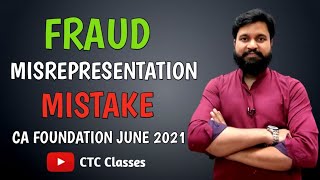 Fraud Misrepresentation and Mistake Indian Contract Act 1872