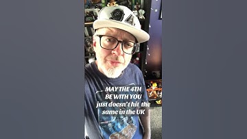 MAY THE 4TH BE WITH YOU just doesn’t hit the same in the UK #starwarsday #maythe4thbewithyou