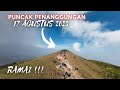 Drone puncak gunung penanggungan ramai 17 agustus 2023