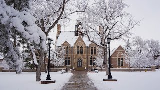 Colorado College Campus in the Snow