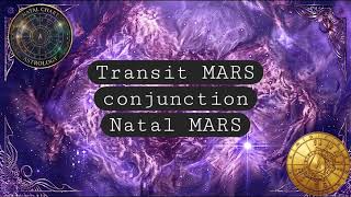 Transit Mars conjunction Natal Mars @natal-astrology 