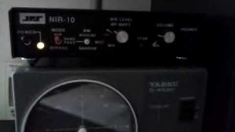 IZ2KSF Using a JPS NIR-10 External DSP