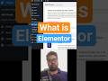 What is Elementor | Elementor Page Builder Plugin #elementor #wordpress