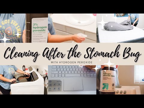 Cleaning With Hydrogen Peroxide Getting Rid Of The Stomach Bug /Norovirus Isabel Floriano