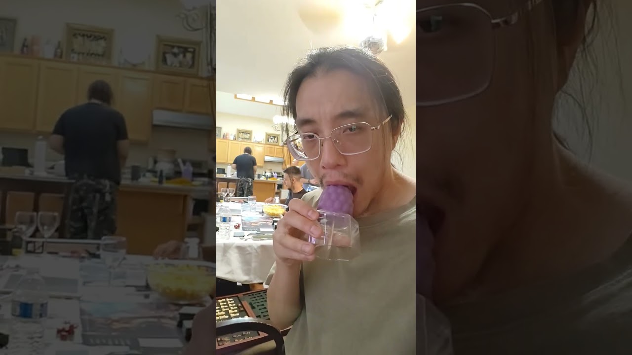 Viral grape ice cream and a raw garden disposable