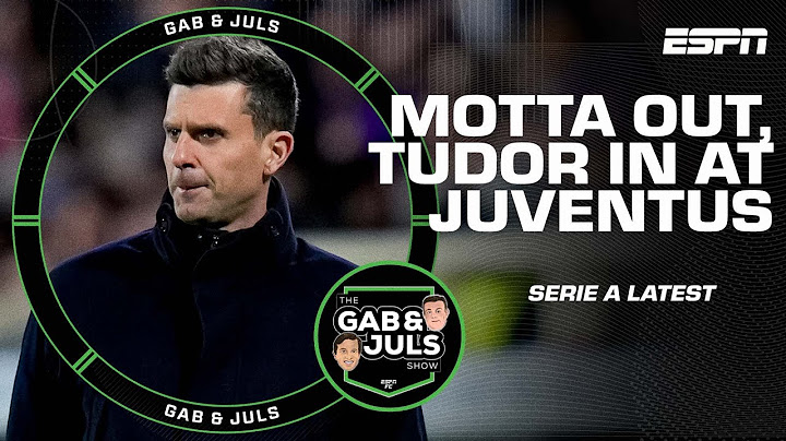 'Thiago Motta NOT READY for Juventus!' Igor Tudor appointed head coach! | ESPN FC