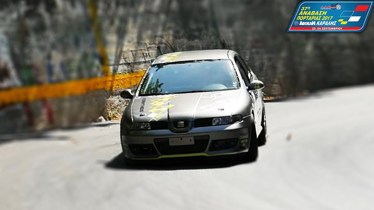 Κορίνθιος - Seat Leon Cupra (+Incar) | Ανάβαση Πορταριάς 2017 (Full HD video)