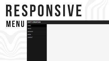 Responsive Menu | CSS - JQUERY Tutorial  2019