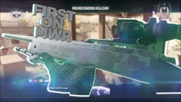 MY FIRST INSANE TRICKSHOT ON MWR!!!