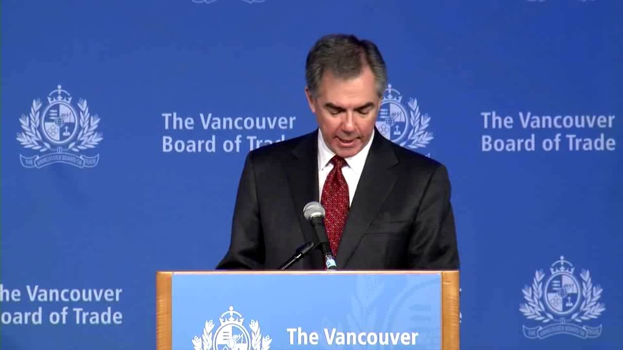 Alberta Premier Jim Prentice at The Vancouver Board of Trade