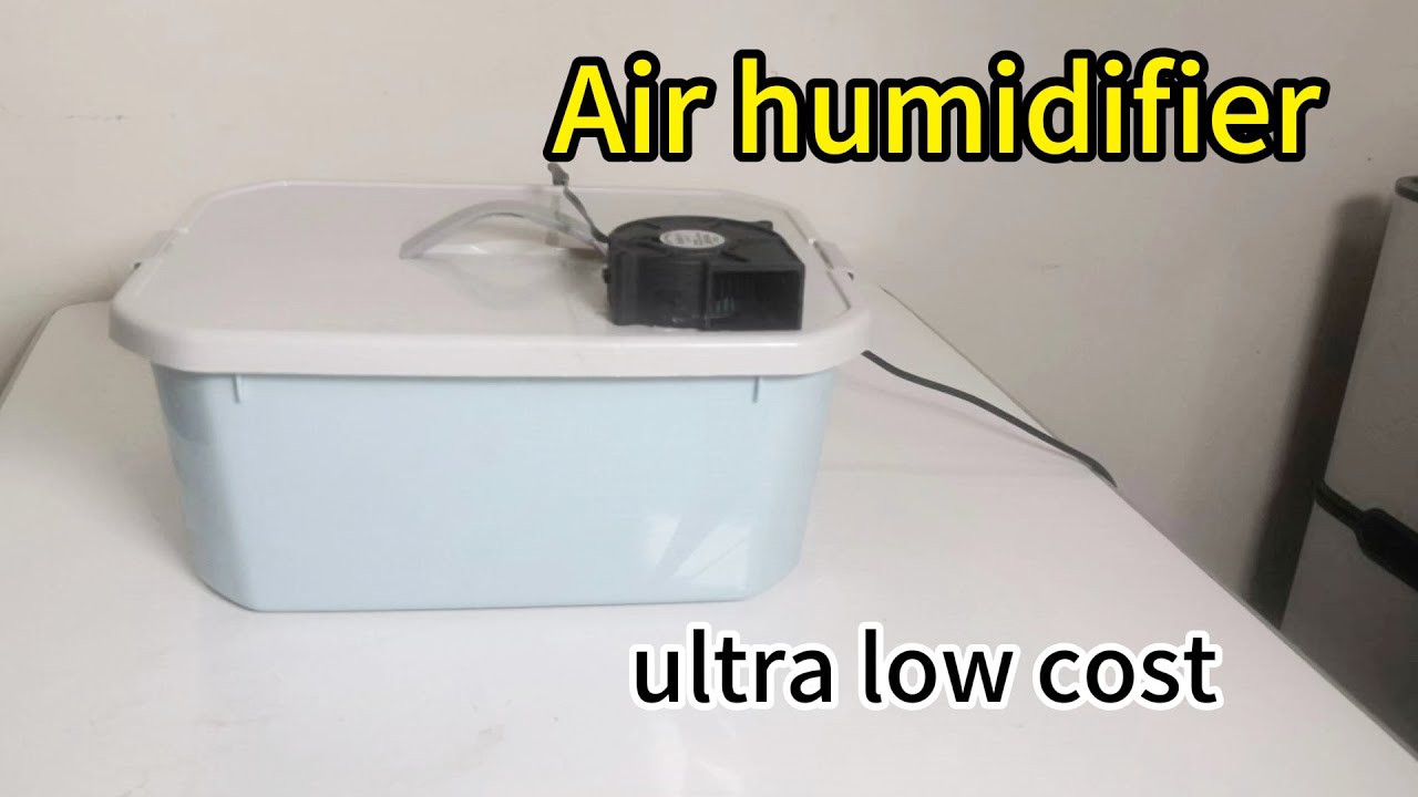 How to make an air atomizer/Air humidifier at a very low cost, DIY ...