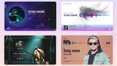 Audio Music and Podcast Visualizers-After Effects Template Videohive