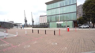 4K Drive London Docklands Travel Journey ExCel London in 4K